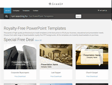 Tablet Screenshot of gyanup.com